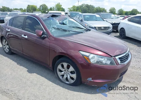 2008 Honda Accord 2.4 Ex z USA, uszkodzony, nr VIN 1HGCP26738A065134